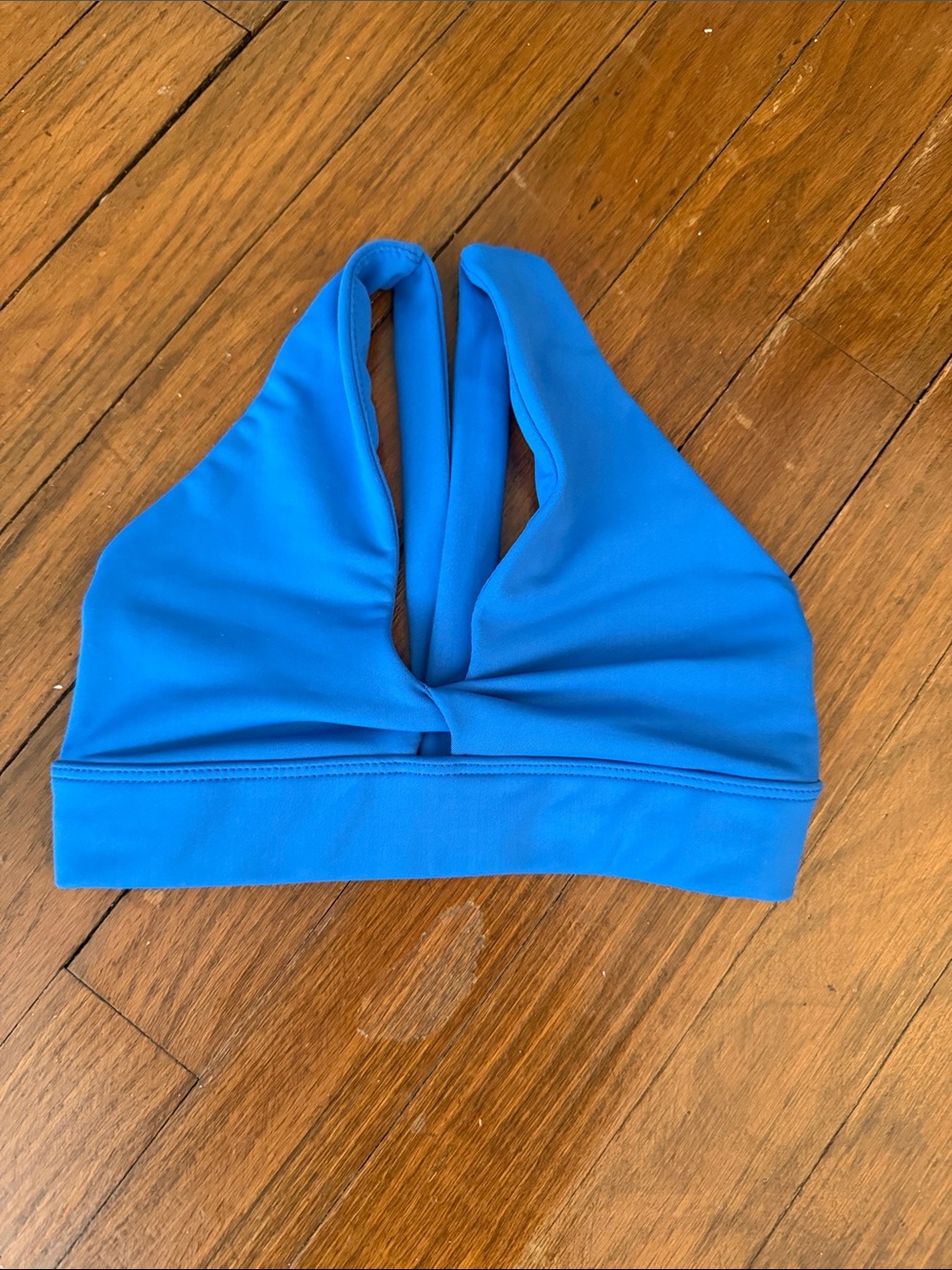 Tiger Friday Twisted Sister Bralette- Blue Jay- Child Medium